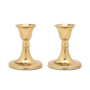 Bougeoir en métal pour table à manger de salon et décoration de fête de mariage élégante - Product Image 2