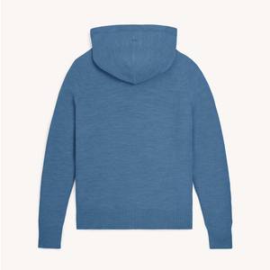 Sudaderas con capucha bordadas personalizadas de lana de algodón de alta calidad Terry francés pesado con cremallera en blanco - Product Image 4