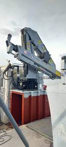 Grue de pont pliante de haute qualité de 3 tonnes de capacité pour les navires marins Pompe de construction légère Meilleur prix - Product Image 3