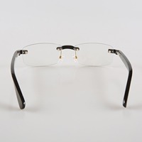 20224 marque de luxe hommes à la mode lunettes de soleil corne de buffle mode lunettes de soleil sans monture