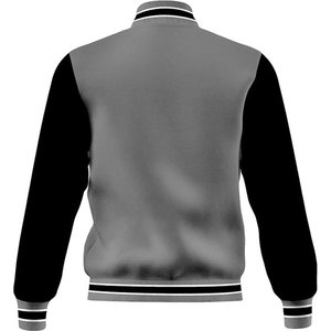 Men's Varsity <b>Jacket</b> Genuine <b>Leather</b> Sleeve and Wool Blend Letterman <b>Boys</b> College Varsity <b>Jackets</b> XS-5XL - Product Image 4
