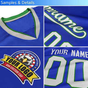 เสื้อเจอร์ซีย์ฮ็อกกี้น้ำแข็งระเหิดแบบสั่งทำพร้อมโลโก้ทีมและหมายเลขชื่อผู้เล่นชุดตาข่ายโพลีเอสเตอร์สำหรับฝึกหัด - Product Image 3