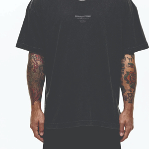 Camiseta de Hombre Moderna, Holgada, 100% Algodón, con Estampado de Letras, Tejido de Punto de Secado Rápido, para un Estilo Urbano Informal, para Uso Diario - Product Image 2