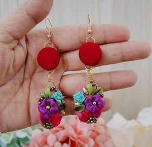 Pendientes de cuentas florales, pendientes personalizados con múltiples cuentas para mujer, joyería festiva para fiestas al mejor precio, pendientes de cuentas - Product Image 5