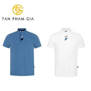 Camiseta Polo de punto con cremallera de Pham Gia para hombre, ropa interior, precio razonable al por mayor - Product Image 1