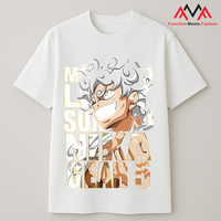 T-shirt graphique personnalisé sur le thème des pirates d'anime |   T-shirt unisexe en coton doux |   Fabricant OEM/ODM