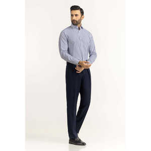 Camisas de Vestir Modernas Antiarrugas FS-STR25-246, Clásicas, Casuales, a Rayas, de Popelina, Chambray, Lino, en Tallas XL 3XL, 100% Algodón - Product Image 2