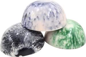 Bol de service à salade en résine fait à la main, nouveau design personnalisable pour la maison, le jardin, la cuisine et la table. - Product Image 4