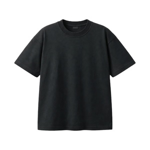Camisetas de Manga Corta Casuales para Hombre, Corte Regular, Frente Liso, 230 g/m², 100% Algodón Lavado, Anti-encogimiento, Serigrafía - Product Image 1