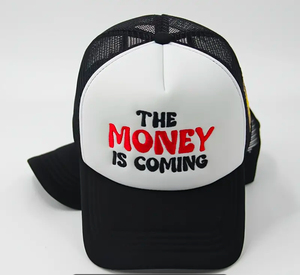 Casquette de baseball décontractée à 5 panneaux en sergé avec bouclier en PVC Casquette de camionneur en maille polyester/coton Léger Unisexe - Product Image 1