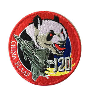 Badges 2025 broderie tissé conception personnalisée serviette sur patchs de broderie pour vêtements Patch fer résine Chenille lettre brodée - Product Image 2