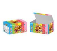 Bonbons Popit au chocolat au lait préférés, multicolores, en forme de boule, amusants, durée de conservation de 12 mois, sachet de 47,7 g, pour enfants et famille