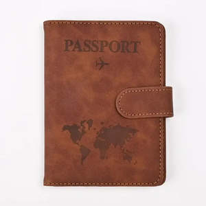 Protecteur de passeport RFID antimagnétique en cuir PU - Product Image 5