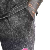 Conjunto de Camiseta y Pantalones Cortos para Hombre con Logotipo Personalizado, Estilo Desgastado, Lavado Ácido, Ecológico, Nueva Moda Casual de Verano, 100% Alta Calidad