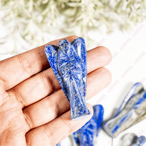 Wholesale Premium Natural Lapis Lazuli Little <b>Angels</b> 2" Polished Blue Color Healing Crystal For Decoration Meditation - Product Image 5