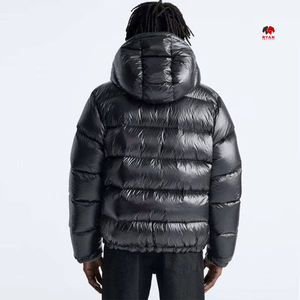 <b>Cheap</b> Plus Size Custom logo Oversized Men's Winter <b>Puffer</b> <b>Jacket</b> High Quality Men's Stand Collar Padded <b>Puffer</b> <b>Jacket</b> For Men - Product Image 3
