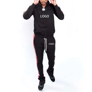 Chándales personalizados chaqueta pantalón conjunto al por mayor sudadera de algodón de impresión de dos piezas Jogger Jogging traje para los hombres - Product Image 6