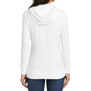 Premium Quality Women's Hoodie 100% Cotton Solid Color Heavyweight <b>Slim</b> Fit Zip Up Custom High Quality Plus Size - Product Image 2