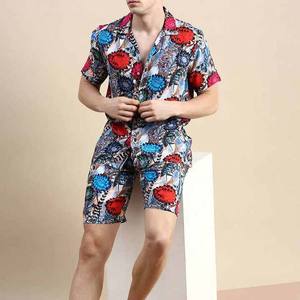 Summer Fitness Jogger Training Mens Shorts and T Shirt Suit Custom Logo 2 Piece Running Shorts Set para hombres - Product Image 5