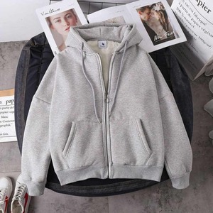 OEM al por mayor de alta calidad personalizado 350gsm 100% algodón cremallera cárdigan Sudadera con capucha nueva moda sudadera con bolsillos para la venta de invierno - Product Image 5