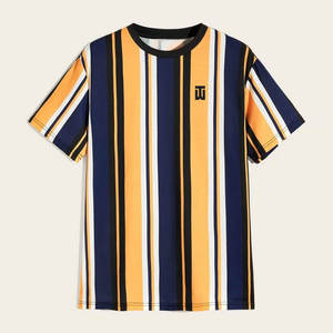 ชุดลำลองสำหรับผู้ชายเสื้อยืดระบายอากาศได้ดีผ้าถักใส่สบายมีดีไซน์เป็นเอกลักษณ์ - Product Image 1