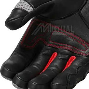 Guantes de motocicleta de alto rendimiento Cuero transpirable Protección de fibra de carbono Compatibilidad de pantalla táctil Ajuste ajustable para - Product Image 4