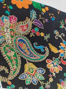 ผ้าเครปปักลายตำแหน่งงานพิมพ์ทำให้แฟนซีด้านบนและ lehenga - Product Image 5