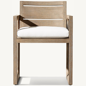 Chaises individuelles pour s'asseoir sur la terrasse ou dans les restaurants en plein air, au style moderne, durables et anti-pourriture - Product Image 1