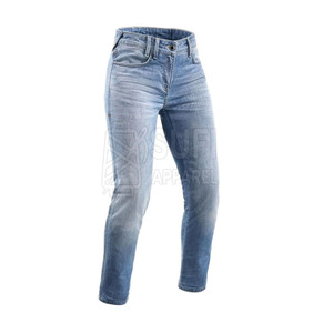 Pantalones Vaqueros de Mujer de Alta Calidad para Invierno, Cintura Media, Frente Plano, Ecológicos, Transpirables, Diseño Personalizable, Venta al por Mayor - Product Image 2