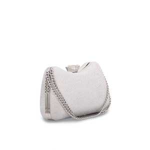Women's <b>Silver</b> Fancy P15069 <b>Clutch</b> - Product Image 2