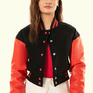 Chaquetas Varsity Cortas para Mujer, Estilo Urbano 2025, Material de Secado Rápido, Nuevo Diseño - Product Image 3