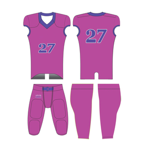 2025 Camiseta de fútbol americano de alta calidad 100% poliéster OEM equipo uniforme de Color sólido manga corta de talla grande para la temporada de verano - Product Image 4
