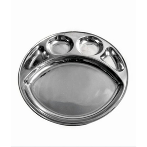 Nouveau plateau Arbecuet KVR en acier inoxydable, plateau Thali, barbecue Thali, plat profond pour le dîner, Thalis - Product Image 6