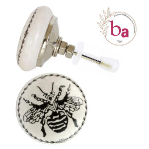 Boutons d'abeille en céramique de haute qualité pour enfants pour armoires commodes chambres salons entrepôts utilisation extérieure pour porte de tiroir de cuisine - Product Image 1