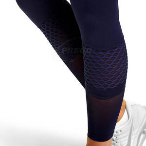 Leggings de fitness pour femmes, nouvelle conception personnalisée, décontractés, tricotés, taille mi-haute, respirants - Product Image 2