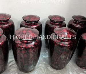 Urnas de Cremación Más Vendidas para Cenizas Humanas, Urnas Funerarias de Metal y Aluminio para Adultos, Suministros al por Mayor de la India - Product Image 3