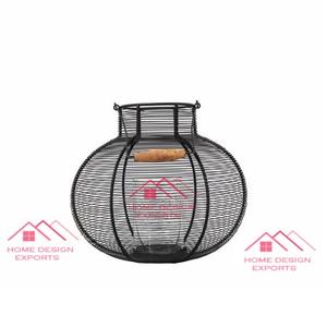 Portavelas para decoración del hogar, luz en T para decoración de festivales con tamaños, diseño elegante, Metal en forma de jaula - Product Image 1