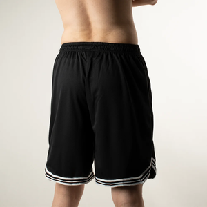 Nouveaux shorts d'été pour hommes, rayés, amples, en maille respirante, pantalons de basket-ball noirs, décontractés, sport, fitness, jogging, street ball, pantalons de survêtement - Product Image 2