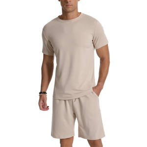 Wholesale Men's Winter Tracksuit High Quality 320 GSM Jogging Pullover Sweatshirts Fleece Sweatpants Customize Pattern 2Pcs Suit - Product Image 2