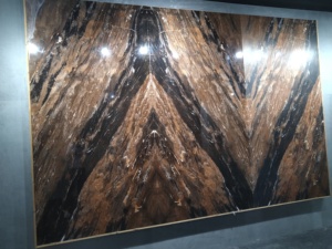 Carreaux de sol en porcelaine polie finition brillante de 1200x2400mm pour mur intérieur et villa - Product Image 6