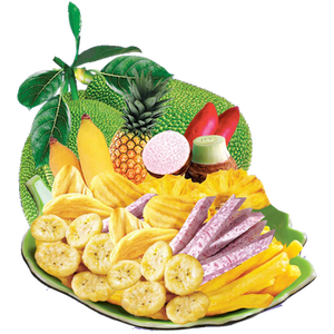 Collation croustillante de qualité supérieure en fruits et légumes mélangés lyophilisés biologiques avec emballage en vrac de saveur naturelle - Product Image 1