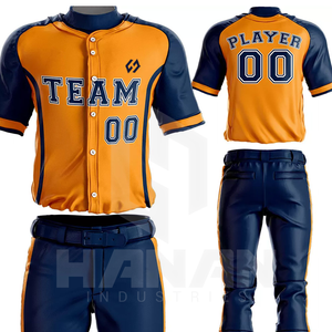 Conjuntos de uniformes ligeros para equipos de béisbol: colores y diseños personalizados OEM disponibles a buen precio desde Pakistán - Product Image 5