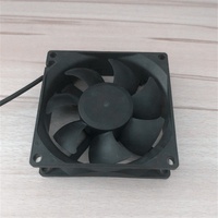 Ventilateur de refroidissement sans balais 80x80x25 80mm 8025 12V DC à haut débit d'air avec roulement à manchon/à billes