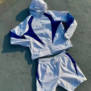 Survêtements coupe-vent en nylon pour hommes, concevez votre propre style avec logo personnalisé, nouvel arrivage de logo brodé, meilleur fabricant - Product Image 5