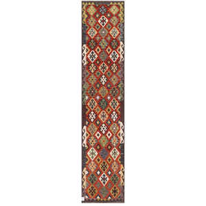 พรมกิลิมแบบมีสายรัด ไมมาณา อัฟกานิสถาน ขนาด 387 x 83 ซม. - Product Image 1