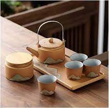 REQUIREMENTS; Customizable Logo Printed Coconut <b>Wooden</b> Afternoon Tea Set Handicraft Sustainable 300ml Wood Drinkware - Product Image 5