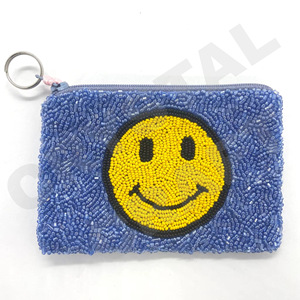 Diseño Badass, monedero personalizado con cuentas de semillas, monedero hermoso con características de accesorios de moda - Product Image 3