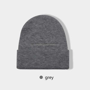 High Quality Custom Embroidered Digital Printing Black Beanie Caps for Unisex Winter Travel <b>Head</b> <b>Warmer</b> 100% Acrylic - Product Image 3