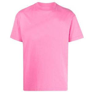 Camiseta personalizada de peso pesado, Camiseta básica con cuello redondo, camiseta de gran tamaño con cuello redondo para microfibra, camiseta transpirable de secado rápido para hombre - Product Image 4