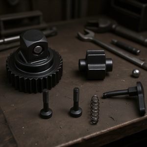 Repuesto Hazet: Patilla de trinquete, tornillos de palanca de cambios y resorte de compresión de bola para herramientas manuales reversibles - Product Image 3